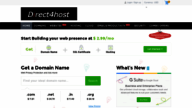 What Direct4host.biz website looked like in 2021 (3 years ago)
