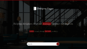 What Designerpages.com website looked like in 2021 (3 years ago)