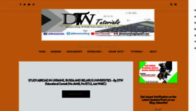 What Dtwtutorials.com website looked like in 2021 (3 years ago)