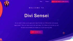 What Divi-sensei.com website looked like in 2021 (3 years ago)
