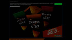 What Doritos.co.uk website looked like in 2021 (3 years ago)