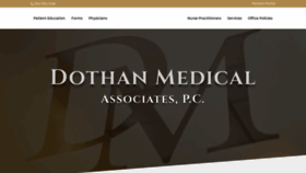 What Dothanmedical.com website looked like in 2021 (3 years ago)