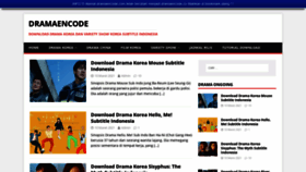 What Dramaencode.co website looked like in 2021 (3 years ago)