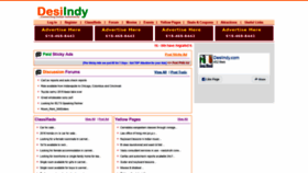 What Desiindy.com website looked like in 2021 (3 years ago)
