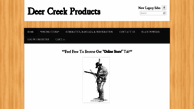 What Deercreekproducts.net website looked like in 2021 (3 years ago)