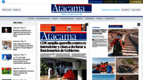 What Diarioatacama.cl website looked like in 2021 (3 years ago)