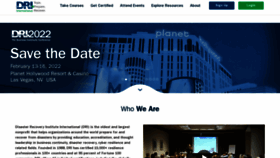 What Drii.org website looked like in 2021 (3 years ago)