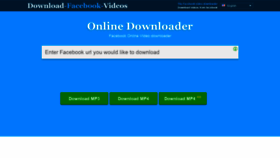 What Downloadvideosfrom.com website looked like in 2021 (3 years ago)