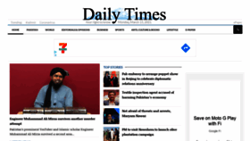 What Dailytimes.com.pk website looked like in 2021 (3 years ago)