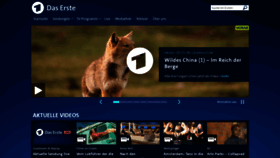 What Daserste.de website looked like in 2021 (4 years ago)