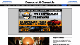 What Democratandchronicle.com website looked like in 2021 (3 years ago)