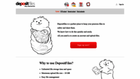 What Depositfiles.com website looked like in 2021 (3 years ago)