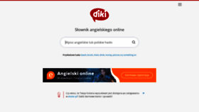 What Diki.pl website looked like in 2021 (3 years ago)