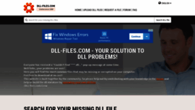What Dll-files.com website looked like in 2021 (3 years ago)