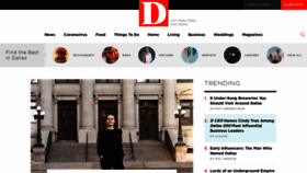 What Dmagazine.com website looked like in 2021 (3 years ago)
