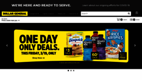 What Dollargeneral.com website looked like in 2021 (3 years ago)