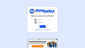 What Donorperfect.net website looked like in 2021 (3 years ago)
