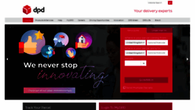 What Dpd.co.uk website looked like in 2021 (5 years ago)
