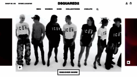 What Dsquared2.com website looked like in 2021 (3 years ago)
