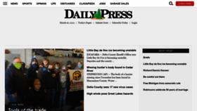 What Dailypress.net website looked like in 2021 (3 years ago)