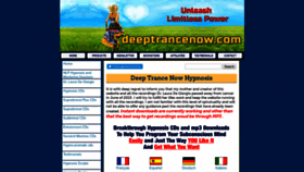 What Deeptrancenow.com website looked like in 2021 (3 years ago)