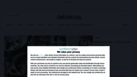 What Deliciousmagazine.co.uk website looked like in 2021 (3 years ago)