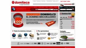 What Domiteca.com website looked like in 2021 (3 years ago)