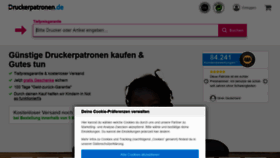 What Druckerpatronen.de website looked like in 2021 (3 years ago)