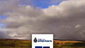 What Dyfed-powys.police.uk website looked like in 2021 (3 years ago)