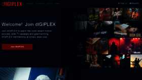 What Digiplex.tv website looked like in 2021 (3 years ago)