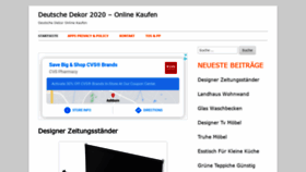 What Deutchdeko.com website looked like in 2021 (3 years ago)