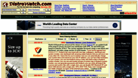What Distrowatch.org website looked like in 2021 (4 years ago)