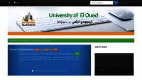 What Dspace.univ-eloued.dz website looked like in 2021 (3 years ago)