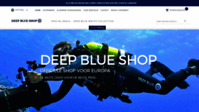 What Deepblueshop.eu website looked like in 2021 (3 years ago)