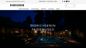 What Didrichsenmuseum.fi website looked like in 2021 (3 years ago)