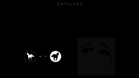 What Deftones.com website looked like in 2021 (3 years ago)
