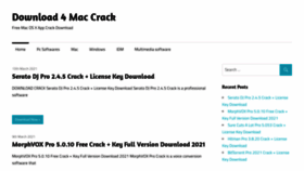What Download4mac.com website looked like in 2021 (3 years ago)