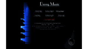 What Derrymusic.com website looked like in 2021 (3 years ago)