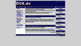 What D0x.de website looked like in 2021 (3 years ago)