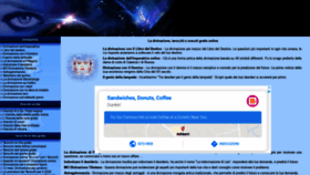 What Divinazioni.com website looked like in 2021 (3 years ago)