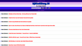 What Djhindisong.in website looked like in 2021 (3 years ago)