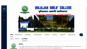 What Duliajangirlscollege.org website looked like in 2021 (3 years ago)