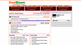 What Desibloom.com website looked like in 2021 (3 years ago)