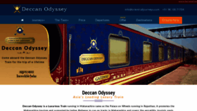 What Deccanodysseytrains.com website looked like in 2021 (3 years ago)