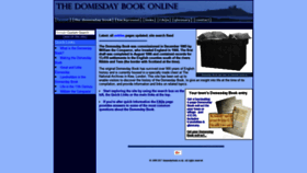 What Domesdaybook.co.uk website looked like in 2021 (3 years ago)