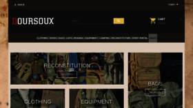 What Doursoux.com website looked like in 2021 (3 years ago)
