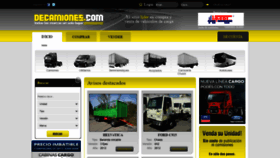 What Decamiones.com website looked like in 2021 (3 years ago)