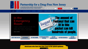 What Drugfreenj.org website looked like in 2021 (3 years ago)
