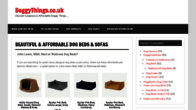 What Doggythings.co.uk website looked like in 2021 (3 years ago)