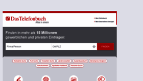 What Dastelefonbuch.de website looked like in 2021 (4 years ago)